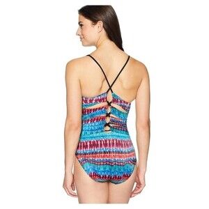 Coastal Blue Multicolor One Piece‎ Swimwear